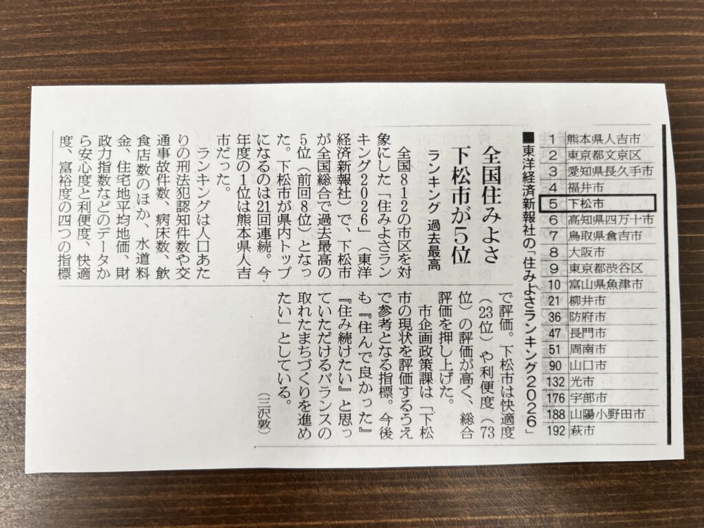 全国住みよさランキング